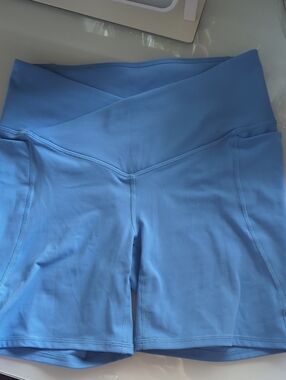 Fabletics PureLuxe Sky Blue Active Top